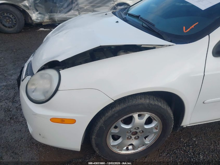 2004 Dodge Neon Sxt VIN: 1B3ES56C24D568670 Lot: 43831680