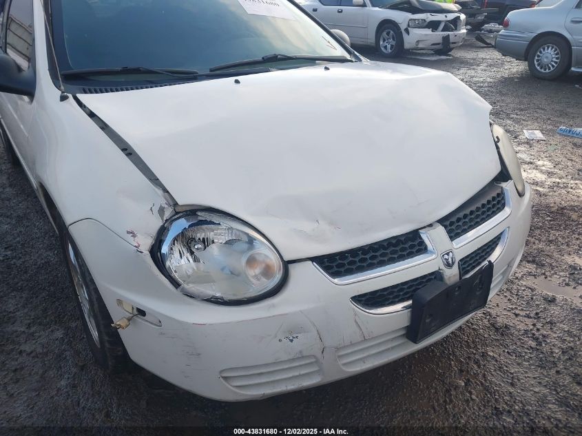 2004 Dodge Neon Sxt VIN: 1B3ES56C24D568670 Lot: 43831680