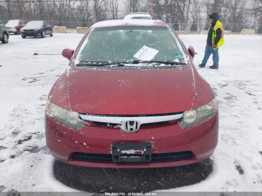 2008 Honda Civic Lx VIN: 2HGFA16528H523237 Lot: 43831702