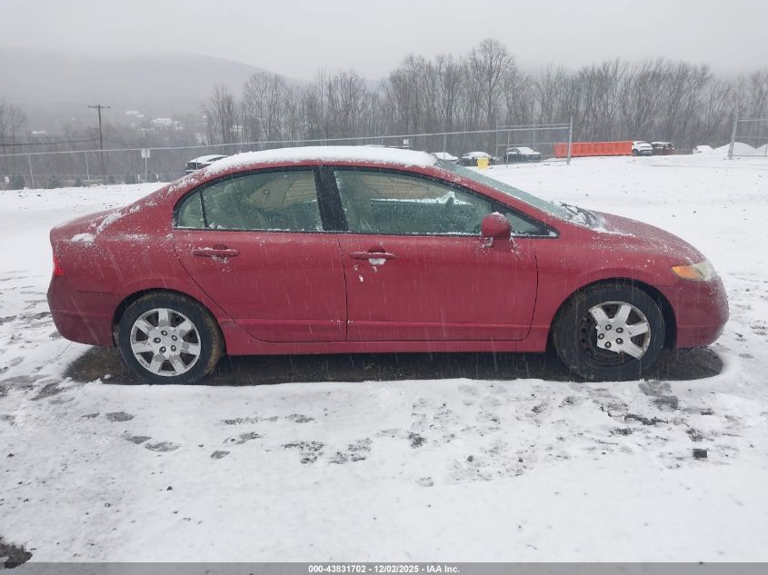 2008 Honda Civic Lx VIN: 2HGFA16528H523237 Lot: 43831702