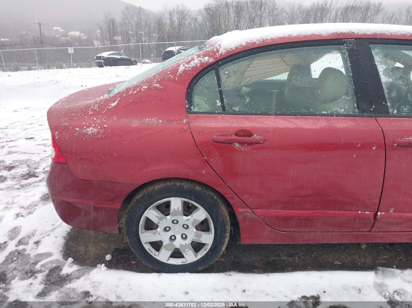 2008 Honda Civic Lx VIN: 2HGFA16528H523237 Lot: 43831702