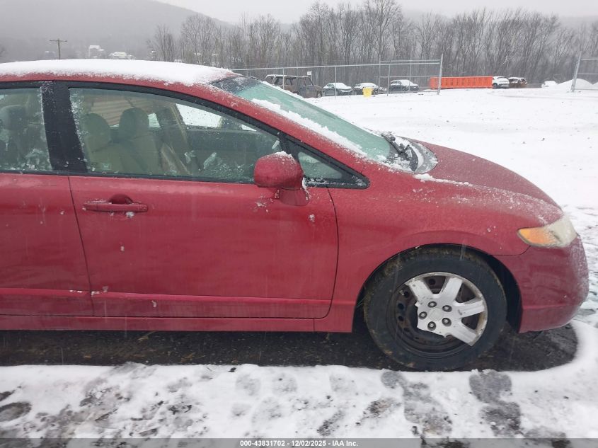 2008 Honda Civic Lx VIN: 2HGFA16528H523237 Lot: 43831702