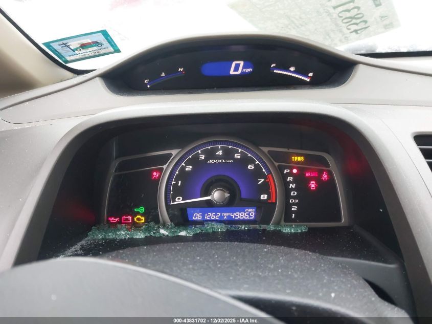 2008 Honda Civic Lx VIN: 2HGFA16528H523237 Lot: 43831702