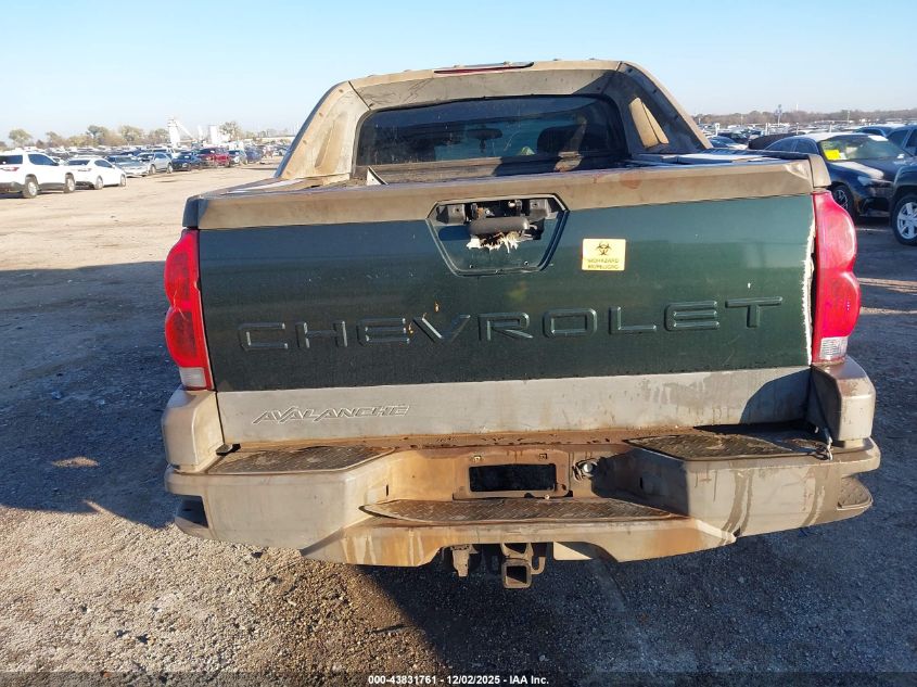 2002 Chevrolet Avalanche 1500 VIN: 3GNEC13T42G219932 Lot: 43831761