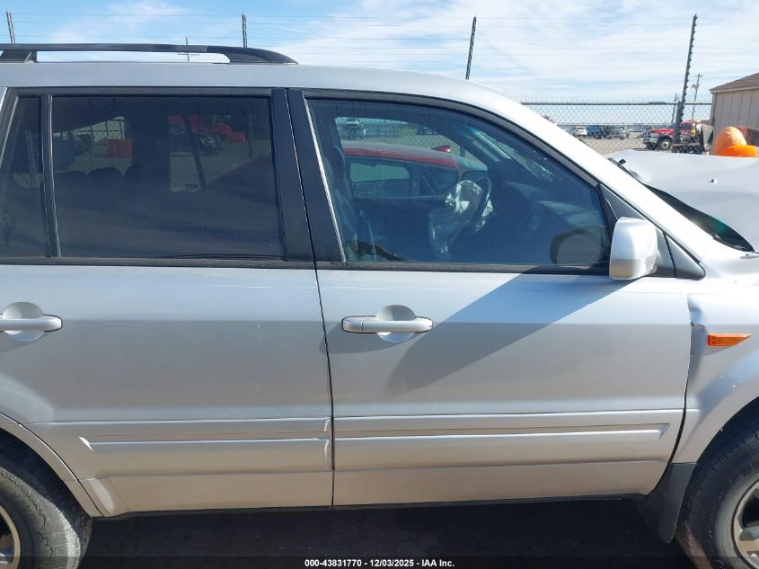 2008 Honda Pilot Ex-L VIN: 5FNYF28758B027755 Lot: 43831770