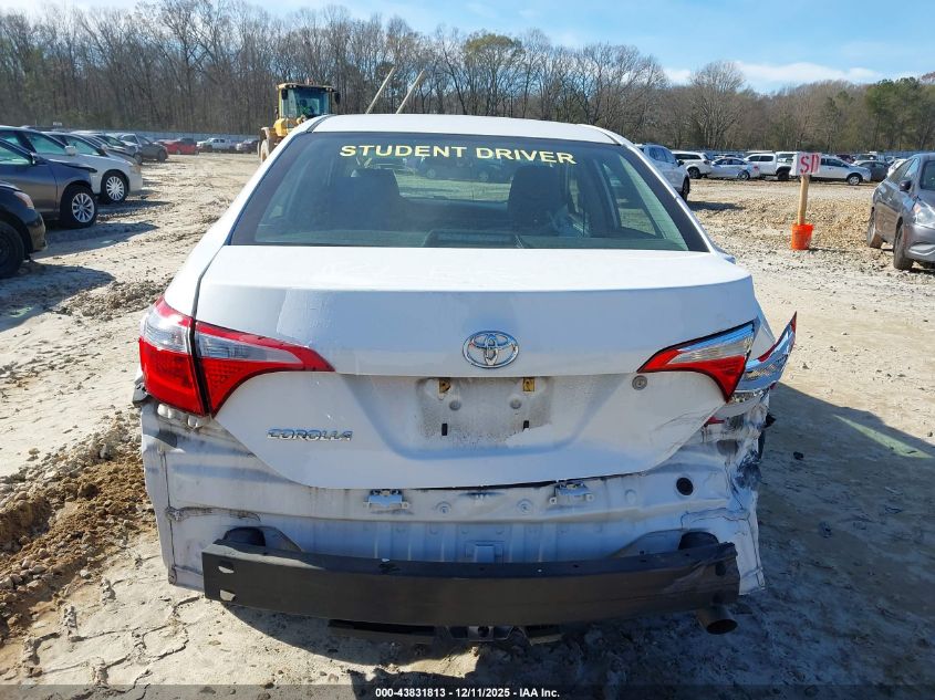 2016 Toyota Corolla L VIN: 2T1BURHE6GC735115 Lot: 43831813