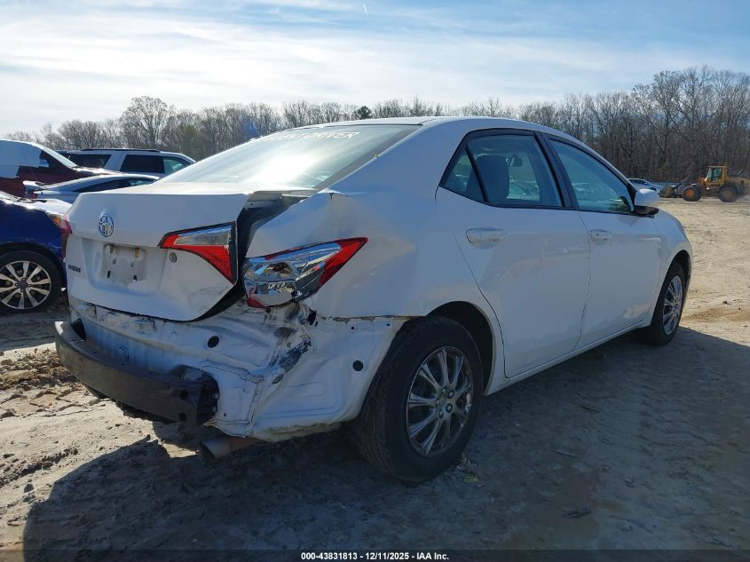 2016 Toyota Corolla L VIN: 2T1BURHE6GC735115 Lot: 43831813