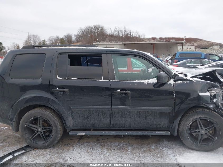 2014 Honda Pilot Lx VIN: 5FNYF4H23EB054660 Lot: 43831819