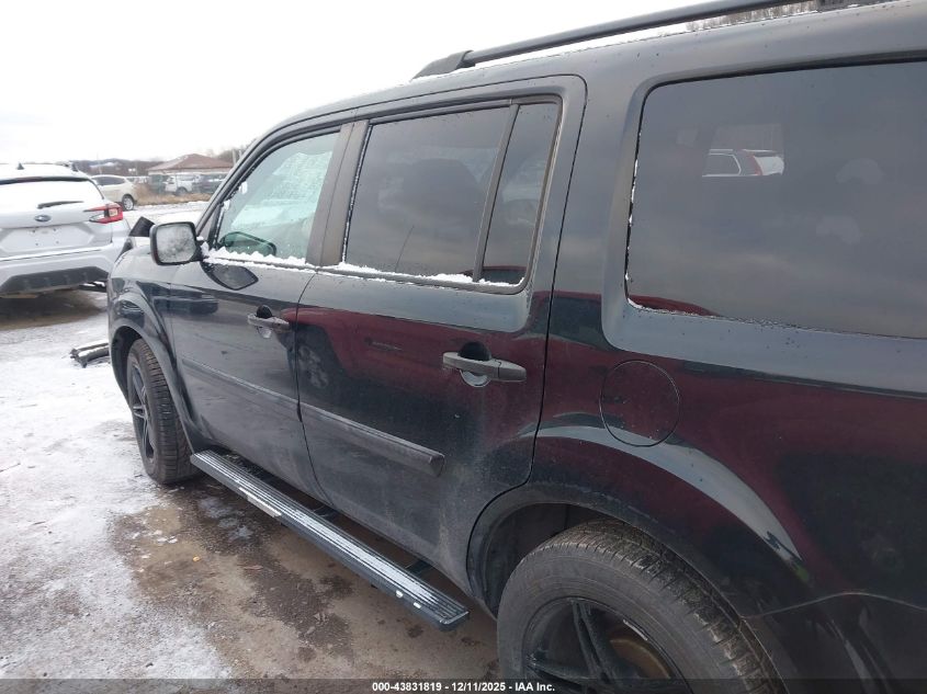 2014 Honda Pilot Lx VIN: 5FNYF4H23EB054660 Lot: 43831819