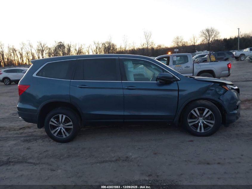 2018 Honda Pilot Ex VIN: 5FNYF6H37JB024785 Lot: 43831883