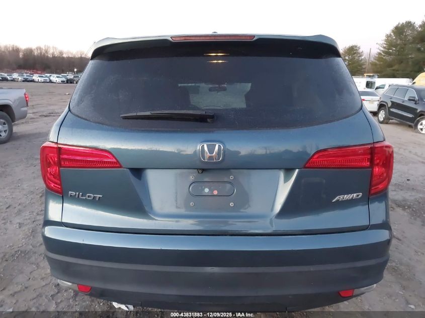 2018 Honda Pilot Ex VIN: 5FNYF6H37JB024785 Lot: 43831883