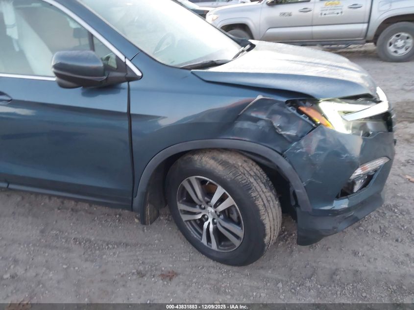 2018 Honda Pilot Ex VIN: 5FNYF6H37JB024785 Lot: 43831883