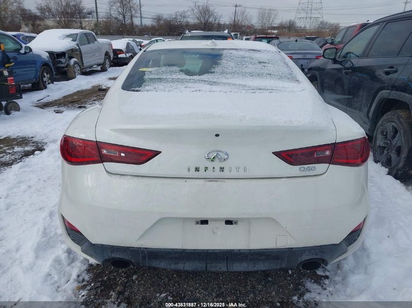 2018 Infiniti Q60 3.0T Luxe VIN: JN1EV7EK0JM343236 Lot: 43831887