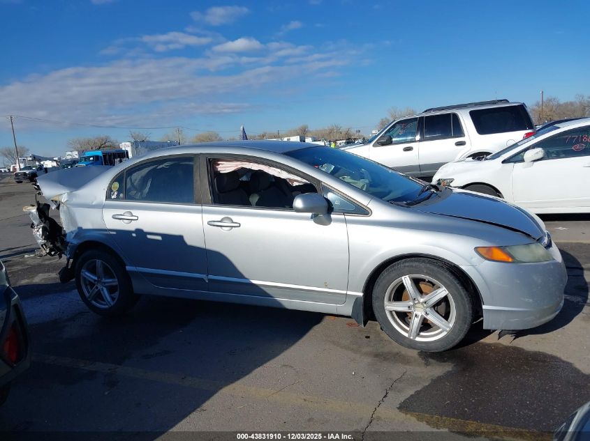 2008 Honda Civic Lx VIN: 1HGFA15578L063674 Lot: 43831910