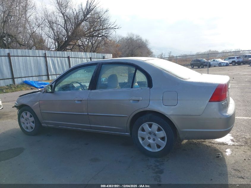 2001 Honda Civic Ex VIN: 1HGES26781L048346 Lot: 43831951