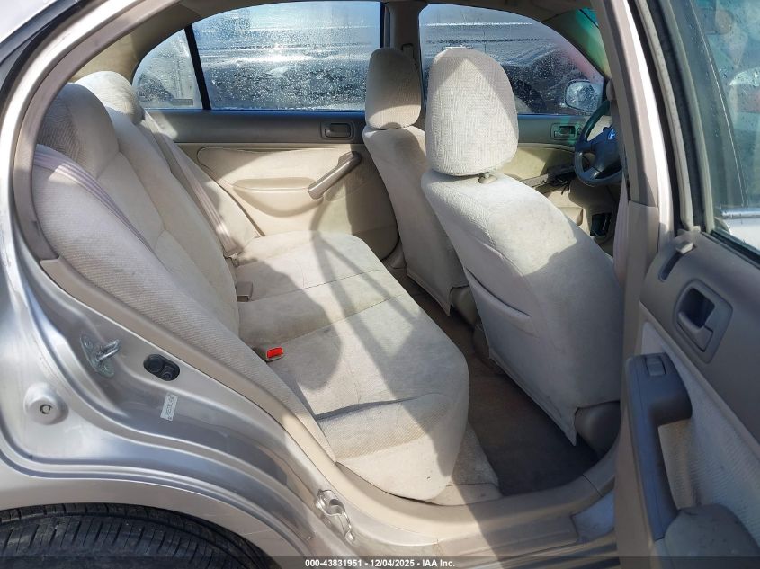 2001 Honda Civic Ex VIN: 1HGES26781L048346 Lot: 43831951