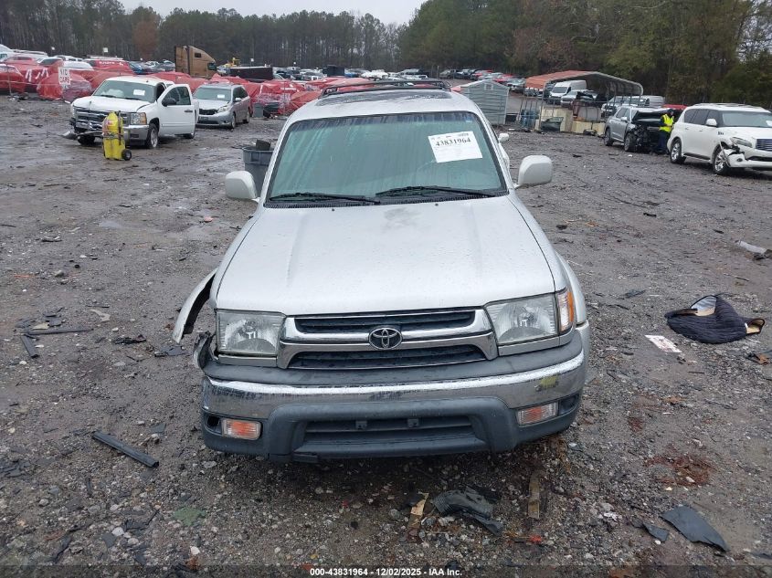 2002 Toyota 4Runner Sr5 V6 VIN: JT3GN86R420252314 Lot: 43831964
