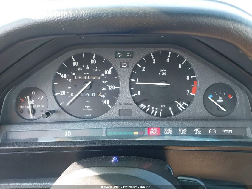 1990 BMW 325 I Automatic VIN: WBAAD2315LED28367 Lot: 43831986