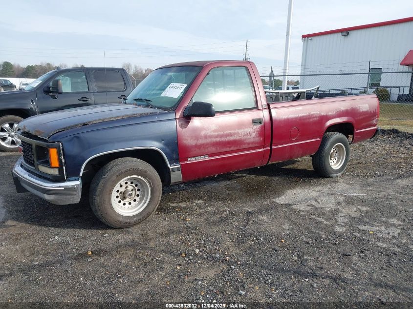 1996 GMC Sierra C1500 VIN: 1GTEC14W4TZ537164 Lot: 43832032