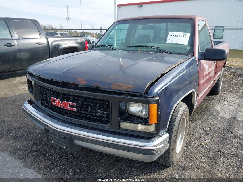 1996 GMC Sierra C1500 VIN: 1GTEC14W4TZ537164 Lot: 43832032