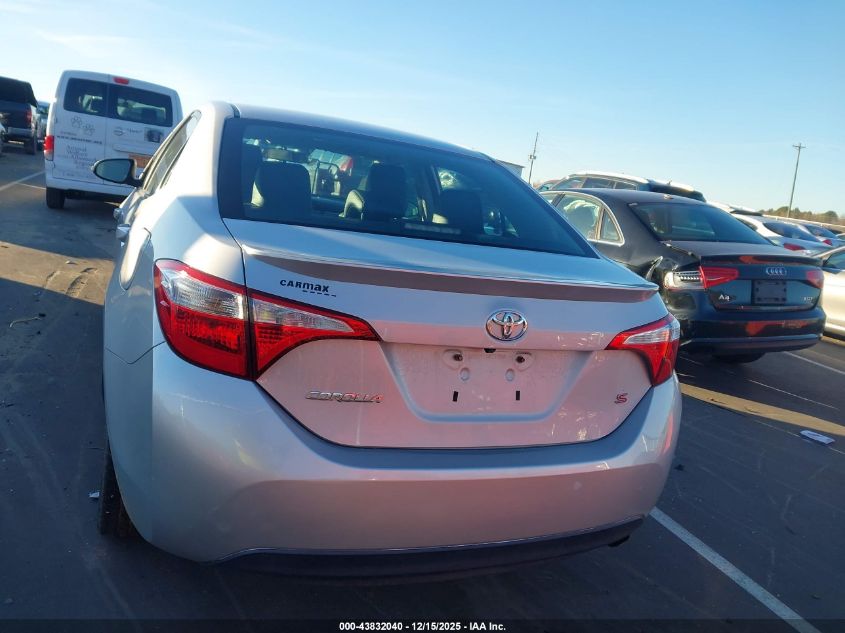 2016 Toyota Corolla S Plus VIN: 2T1BURHE5GC560114 Lot: 43832040