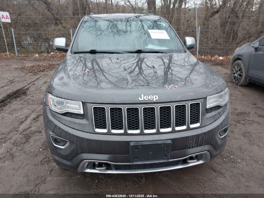 2014 Jeep Grand Cherokee Overland VIN: 1C4RJFCG5EC441726 Lot: 43832045