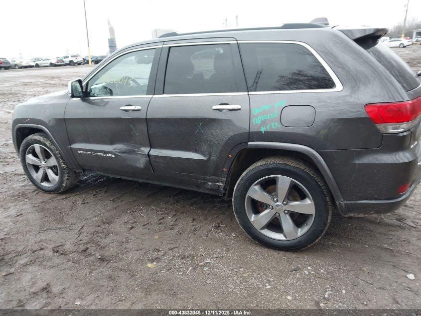 2014 Jeep Grand Cherokee Overland VIN: 1C4RJFCG5EC441726 Lot: 43832045