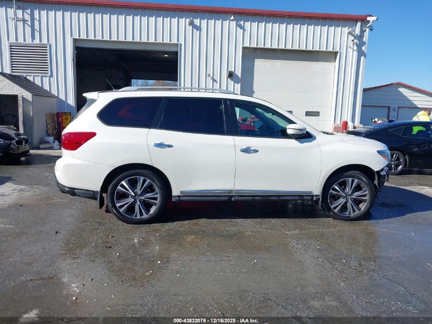 2017 Nissan Pathfinder Platinum VIN: 5N1DR2MM6HC643961 Lot: 43832076