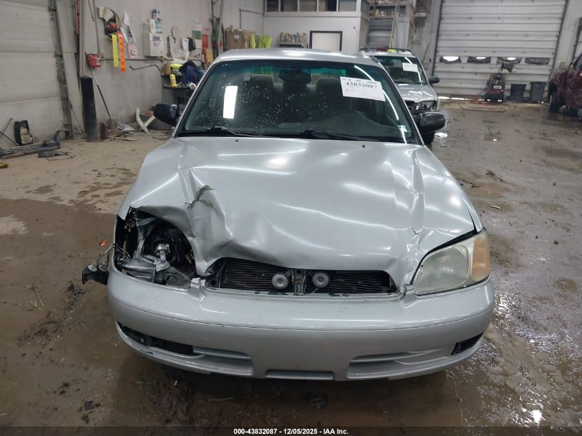 2001 Subaru Legacy L VIN: 4S3BE635917207595 Lot: 43832087