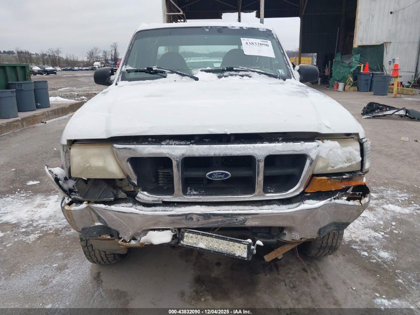 1999 Ford Ranger Xlt VIN: 1FTZR15X5XTB10737 Lot: 43832090