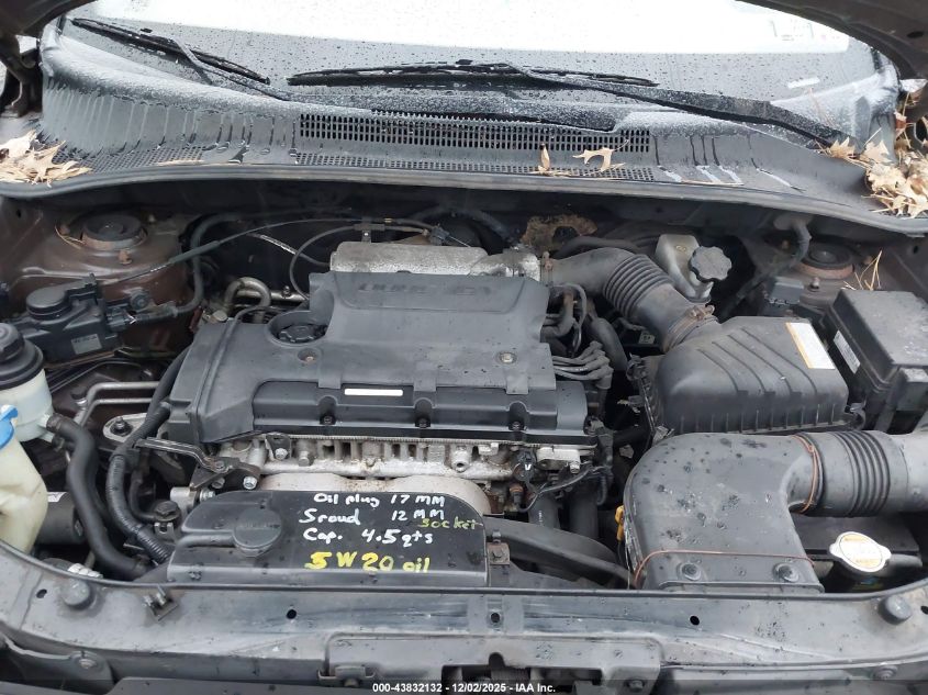 2009 Kia Sportage Lx VIN: KNDJF724997603321 Lot: 43832132