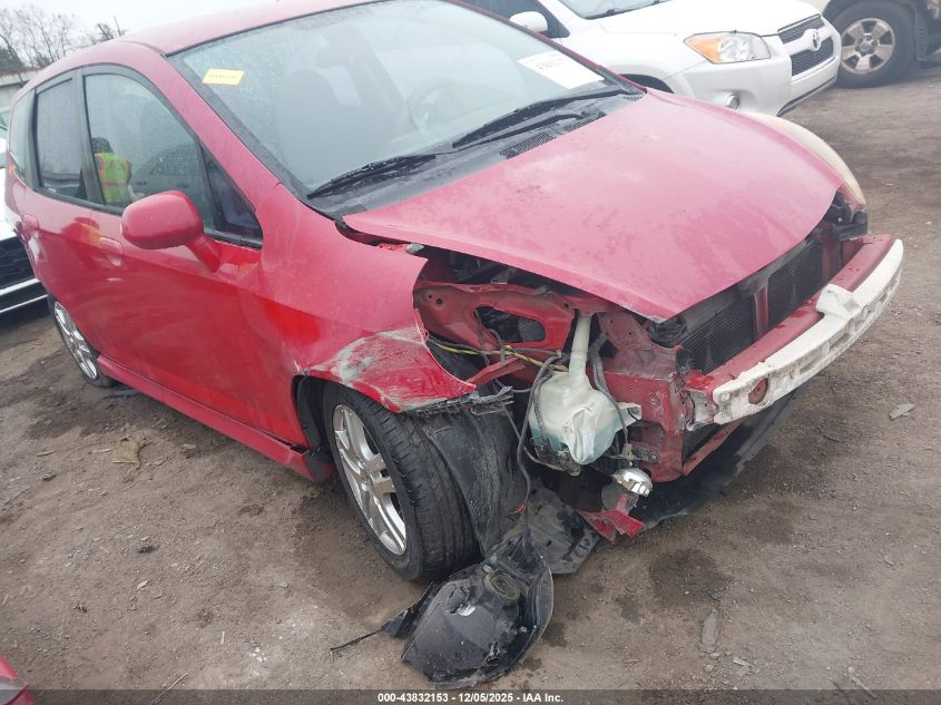 2008 Honda Fit Sport VIN: JHMGD38638S064867 Lot: 43832153