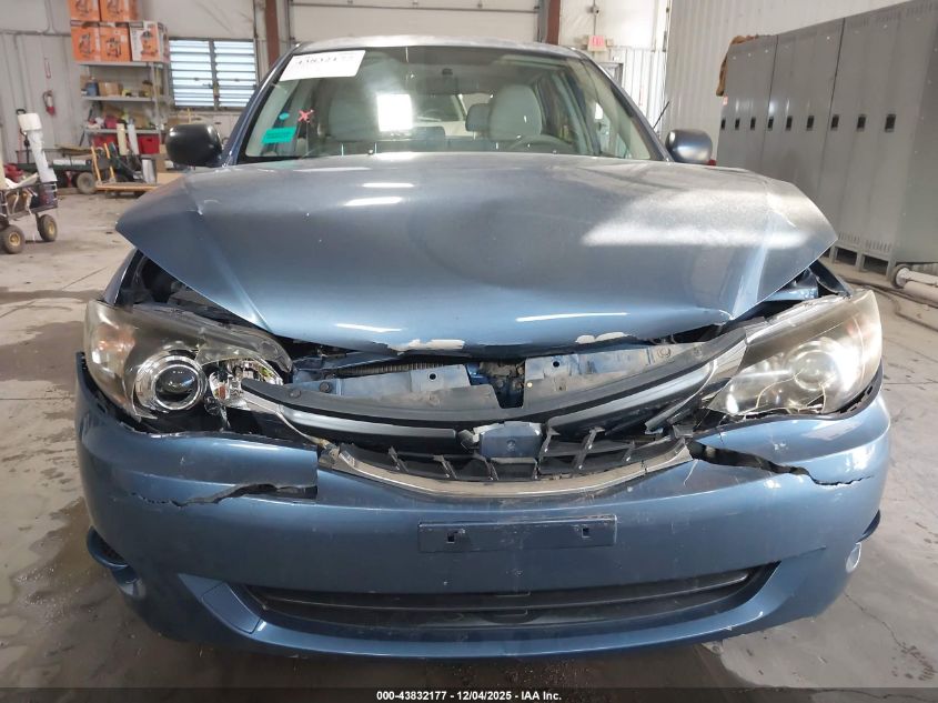 2008 Subaru Impreza 2.5I VIN: JF1GH61638H830195 Lot: 43832177