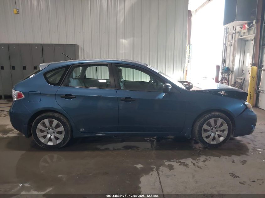 2008 Subaru Impreza 2.5I VIN: JF1GH61638H830195 Lot: 43832177