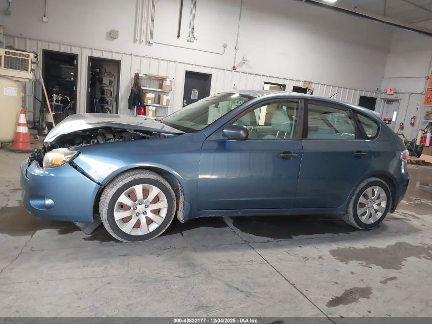 2008 Subaru Impreza 2.5I VIN: JF1GH61638H830195 Lot: 43832177