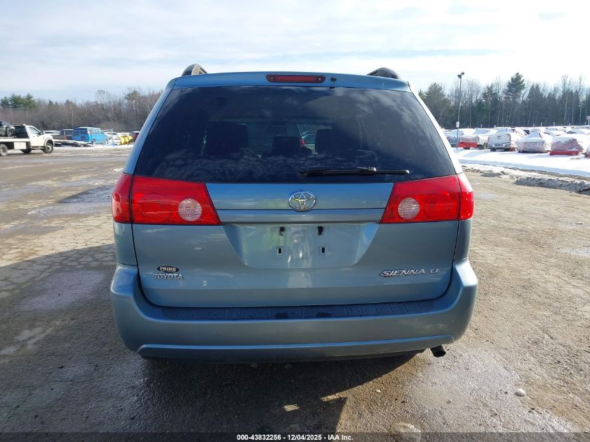 2009 Toyota Sienna Le VIN: 5TDZK23C39S279179 Lot: 43832256