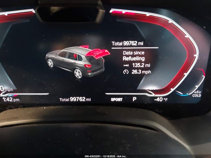 2019 BMW X5 xDrive40I VIN: 5UXCR6C57KLL02303 Lot: 43832291