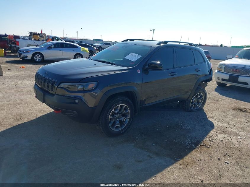 2022 Jeep Cherokee Trailhawk 4X4 VIN: 1C4PJMBX8ND549023 Lot: 43832320