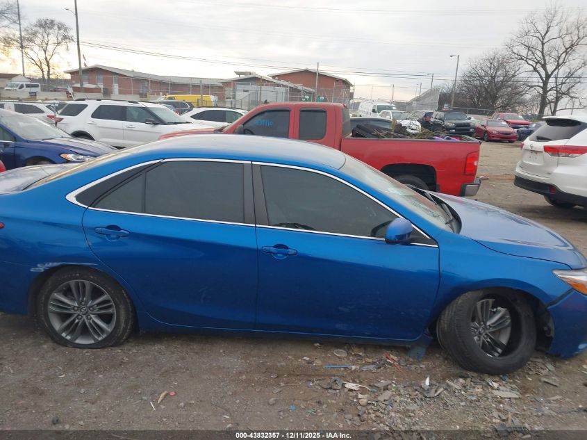 2017 Toyota Camry Se VIN: 4T1BF1FK6HU647184 Lot: 43832357