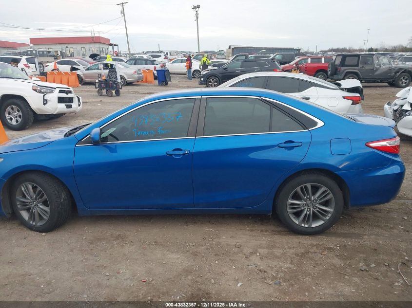 2017 Toyota Camry Se VIN: 4T1BF1FK6HU647184 Lot: 43832357