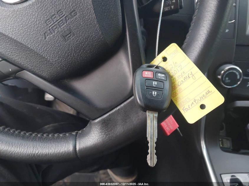 2017 Toyota Camry Se VIN: 4T1BF1FK6HU647184 Lot: 43832357