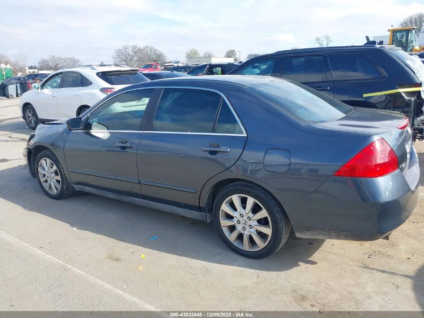 2007 Honda Accord 3.0 Se VIN: 1HGCM66437A010008 Lot: 43832440