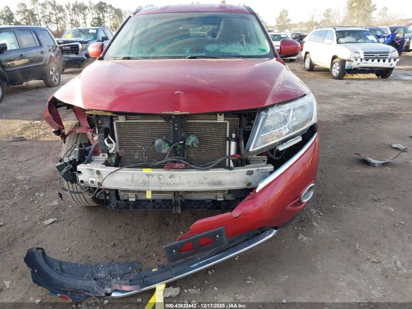 2013 Nissan Pathfinder Sv VIN: 5N1AR2MM3DC666059 Lot: 43832442