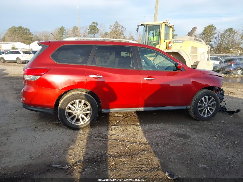2013 Nissan Pathfinder Sv VIN: 5N1AR2MM3DC666059 Lot: 43832442