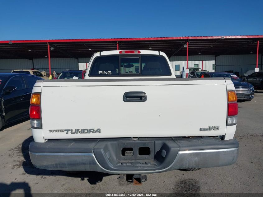 2002 Toyota Tundra Sr5 V8 VIN: 5TBRT34182S298034 Lot: 43832449