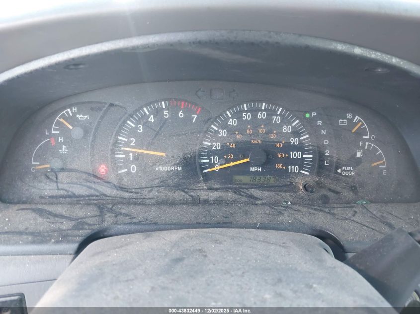 2002 Toyota Tundra Sr5 V8 VIN: 5TBRT34182S298034 Lot: 43832449