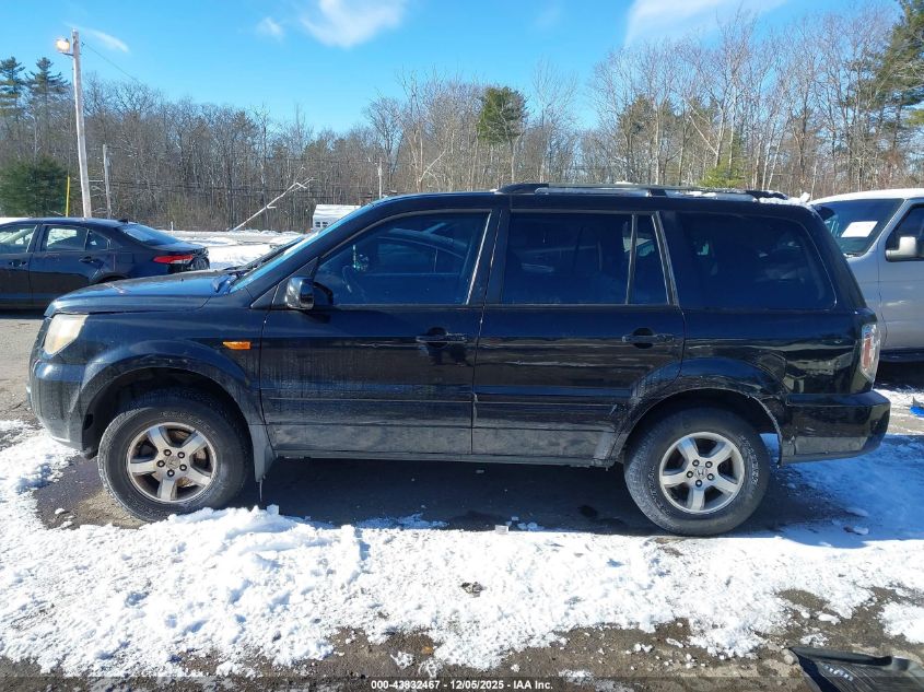 2006 Honda Pilot Ex-L VIN: 2HKYF18606H511817 Lot: 43832467