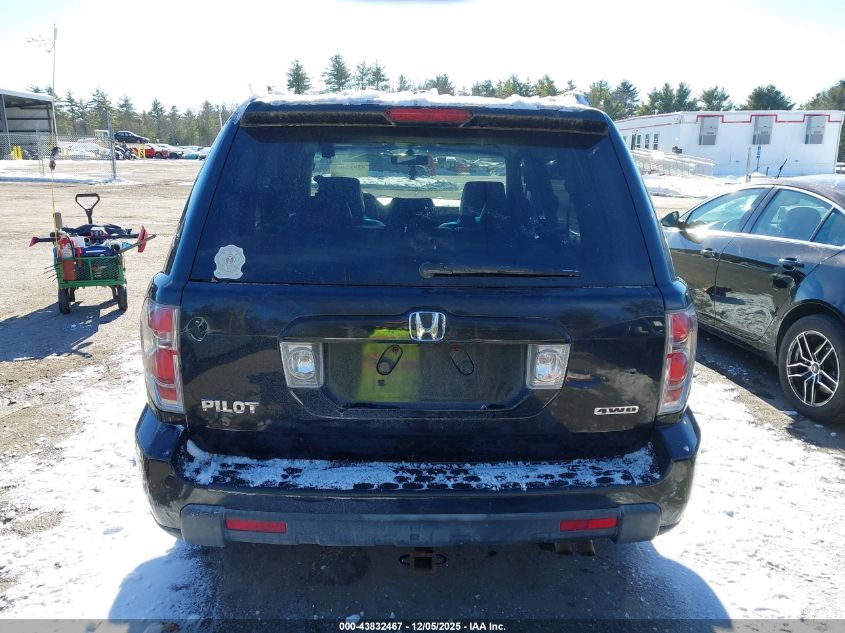 2006 Honda Pilot Ex-L VIN: 2HKYF18606H511817 Lot: 43832467