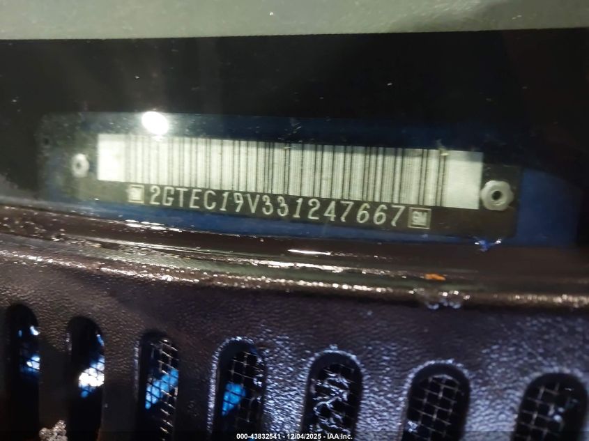 2003 GMC Sierra 1500 Sle VIN: 2GTEC19V331247667 Lot: 43832541