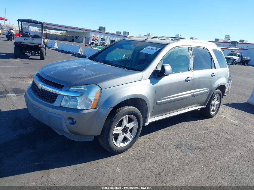 2005 Chevrolet Equinox Lt VIN: 2CNDL63F956043595 Lot: 43832629